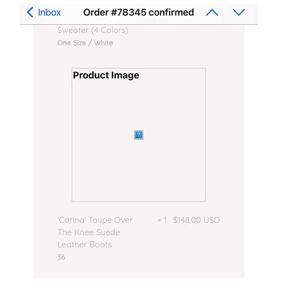 NWOT Goodnight Macaroon Carina OTK Boots 36 (US 6) - Picture 15 of 16